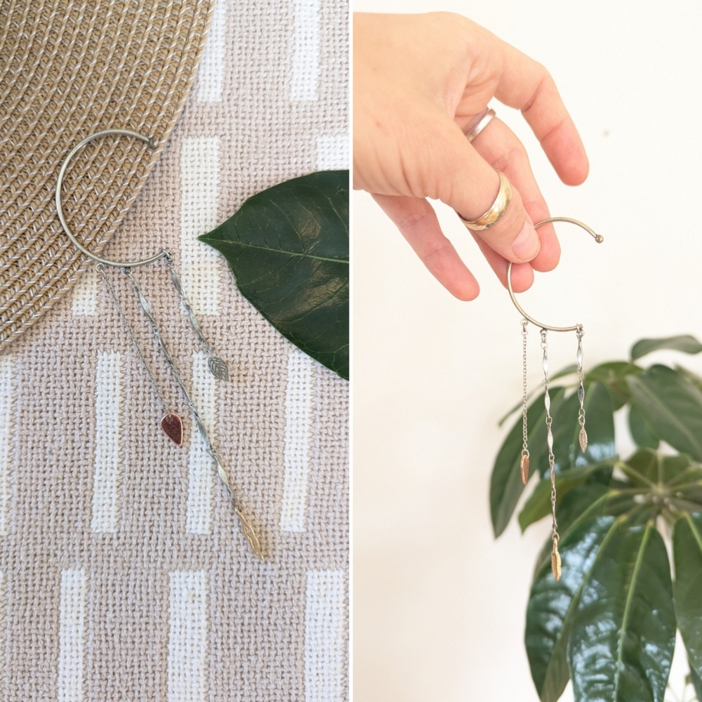 Ear Cuff | Boho | Dangling Charms